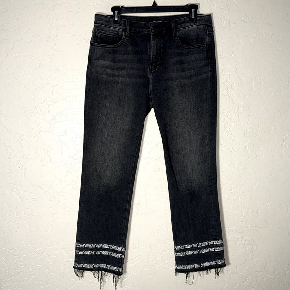 Driftwood black Colette crop jeans size 30